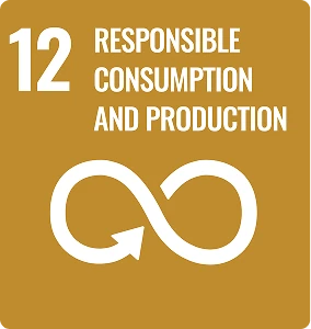 Goal 12: Responsible consumption and production icon.
